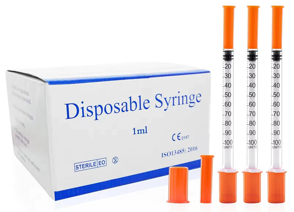 Precision 1ml Insulin Syringes – 30G Fine Needle | Sterile & Individually Wrapped (100 Pack)