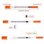 Precision 1ml Insulin Syringes – 30G Fine Needle | Sterile & Individually Wrapped (100 Pack)