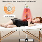 110V far-infrared mineral heat therapy lamp, 250W multi-angle infrared light, body joint pain relief device, used for physiotherapy of lumbar spine, cervical spine, and joint pain.