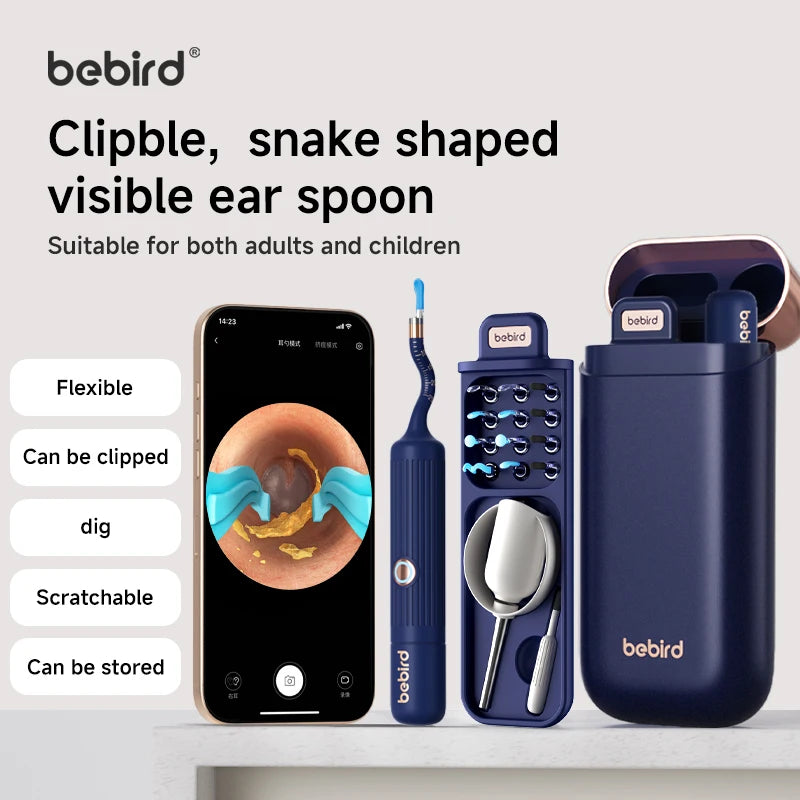 2025 New Model D39R-R37R-I35R Bebird Ear Wax Removal With 6 LED Lights 10 Megapixel Camera Intelligent EarWax Personal Care Tool