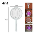 Electric Mosquito Swatter USB Rechargeable Fly Trap Foldable Mosquito Kill Racket Insect Killer With UV Light Bug Zapper