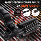 Glidex™ 3-Speed Electric Rotating Grill Cleaning Brush—Effortlessly removes stubborn stains