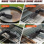 Glidex™ 3-Speed Electric Rotating Grill Cleaning Brush—Effortlessly removes stubborn stains