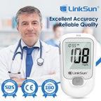 G-425-1 LinkSun Blood Glucose Meter Kit 50/100pcs Test Strips Lancets for Diabetes Monitor Digital Glucometer Blood Sugar Meter