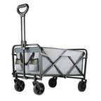 Heavy Duty Large Capacity Folding Beach Wagon Outdoor Foldable Wagon For Camping Shopping Collapsible Portable Camping Equipment