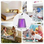 2-in-1 USB Bug Zapper Lamp with LED Light for Indoor & Outdoor Use