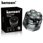KENSEN Electric Head Shavers for Bald Men 6D Magnetic Razor Beard Trimmer USB Rechargeable LED Display Waterproof Beard Shavers