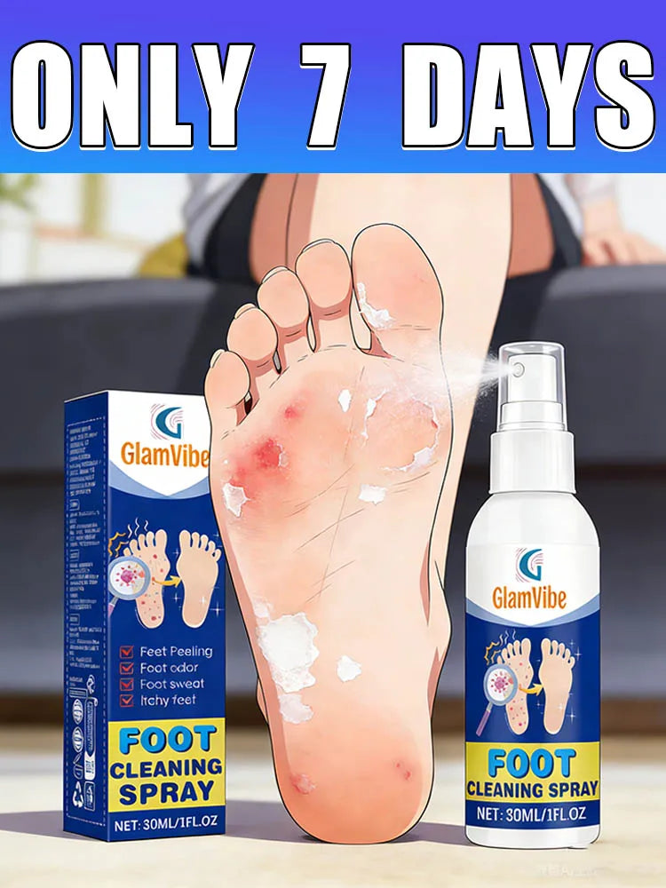 Refreshing Foot Spray: Banish Odor, Feel Revived.