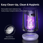 Outdoor Solar Bug Zapper Light – Rechargeable Mosquito & Fly Trap for Garden & Patio