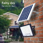 Super bright solar light LED solar floodlight 100w 200w 300w 400w IP67 high waterproof outdoor floodlight LED courtyard light