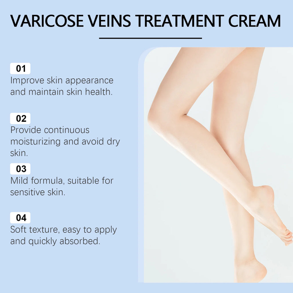 Varicose Veins Repair Ointment Relieve Spider Leg Pain Eliminate Phlebitis Strengthen Capillary Health Phlebitis Removal Cream